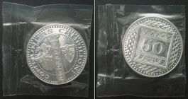 CAMPIONE D'ITALIA 50 Franken 1972 Silber OVP RAR! PP
