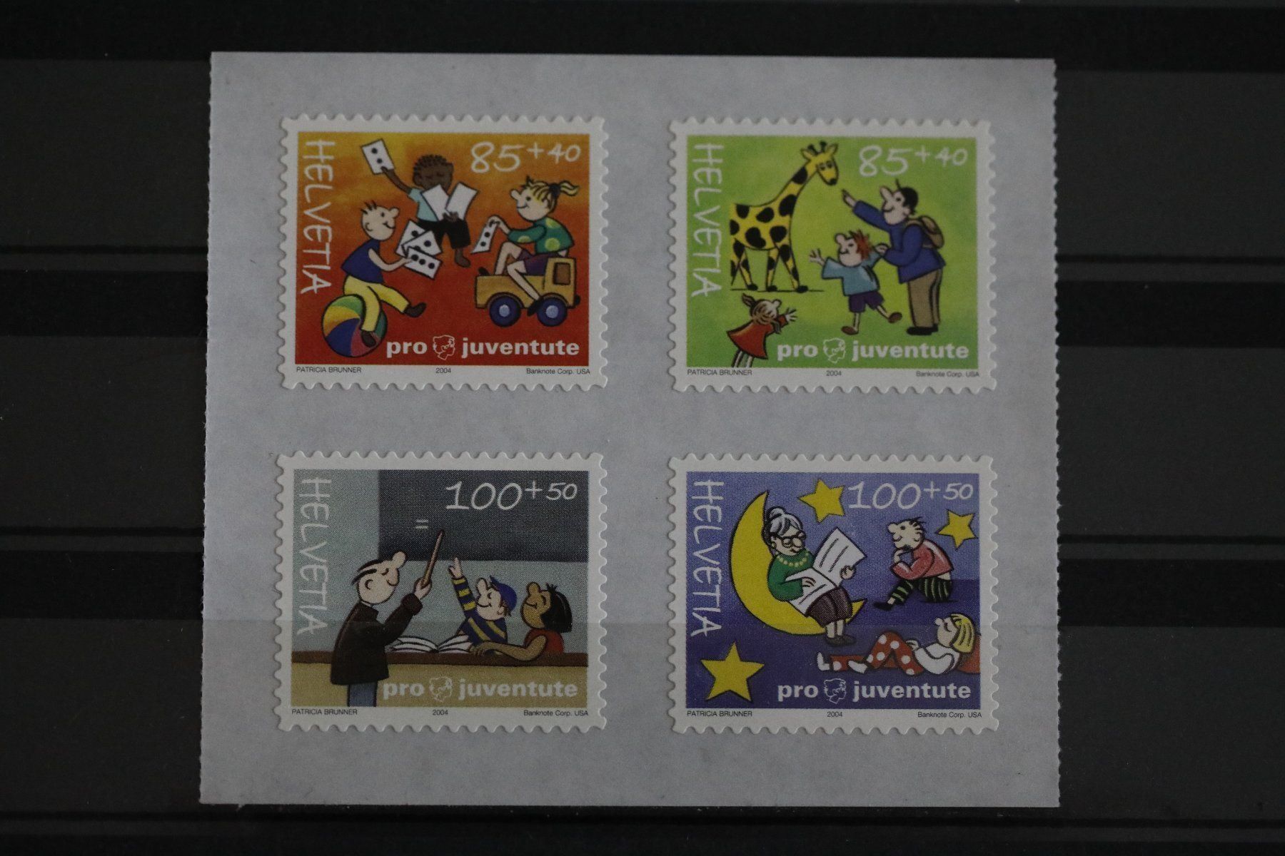 Tutti i francobolli: Pro Juventute Ausgabe 2004 Kinder – Nuovo e nell'imballaggio originale da Fällanden venduto da Egon51