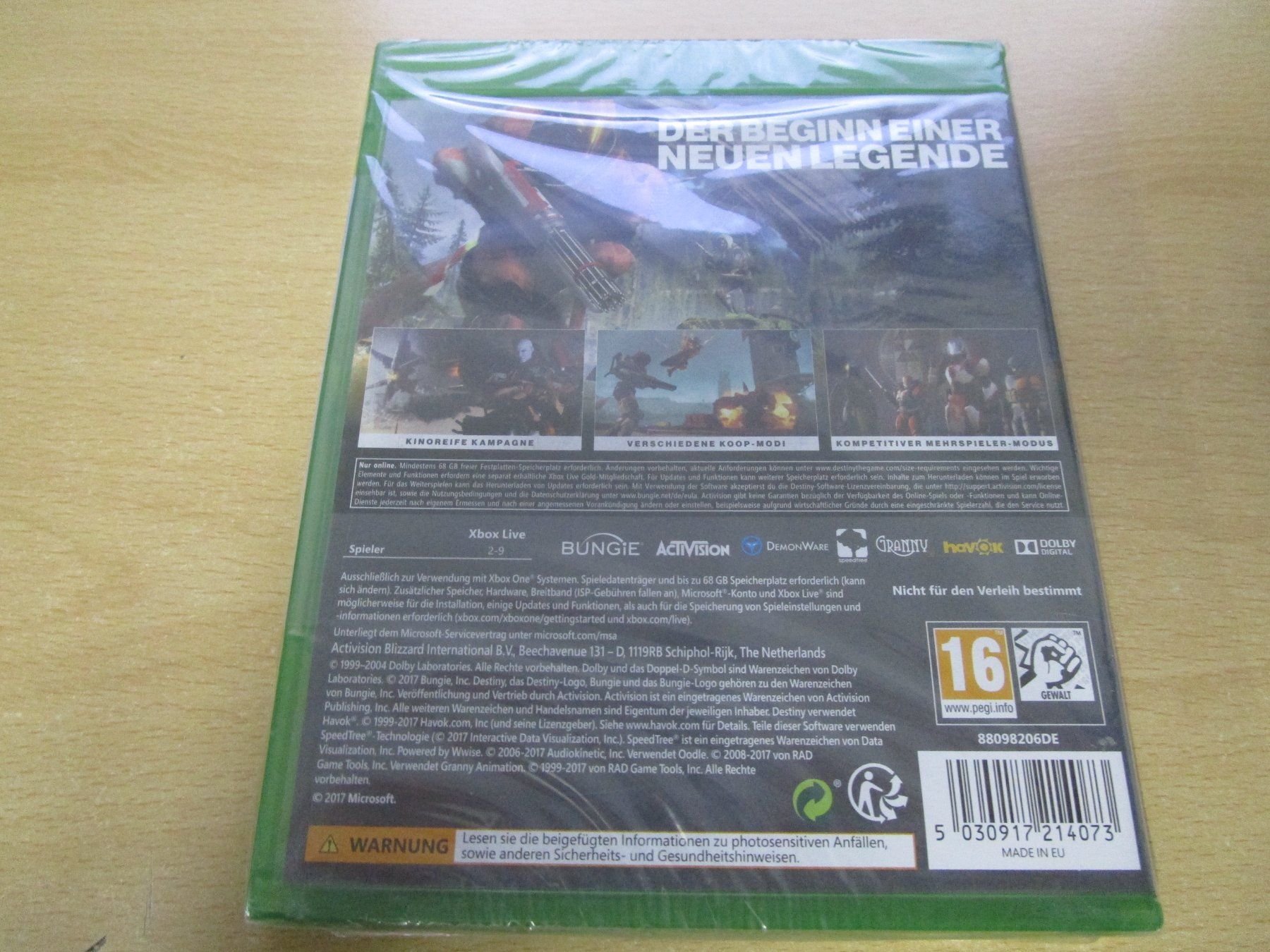 Microsoft Giochi: Destiny 2 Xbox One Neuware X1 XBOXONE – Nuovo e nell'imballaggio originale da Goldau venduto da agestuffer 1
