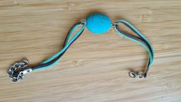 Türkis Armband mit Stein, verstellbar - Sommer Look!
