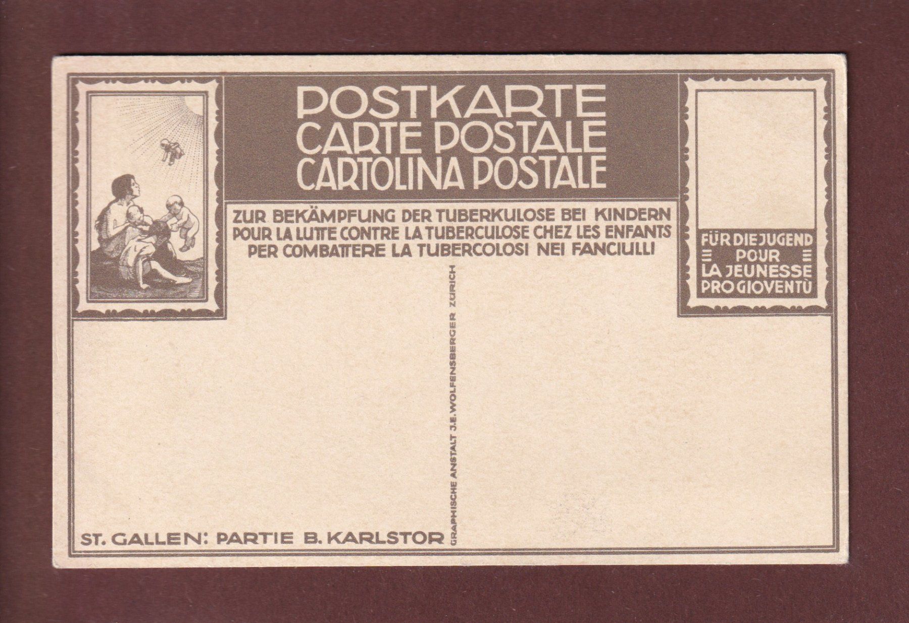 Cartoline postali: ST. GALLEN - Partie bei Karlstor – Usato da Pully venduto da nicecards 1