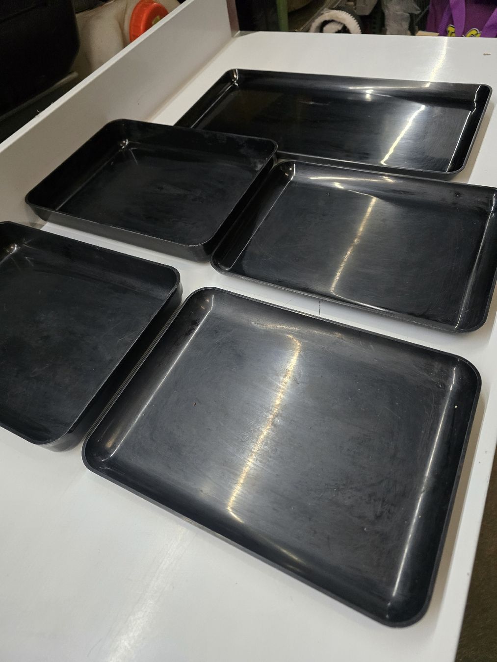 Piatti di portata: Schwarze Kunststofftabletts ##62 – Usato da Wuppenau venduto da Gastro.Wuppenau 1