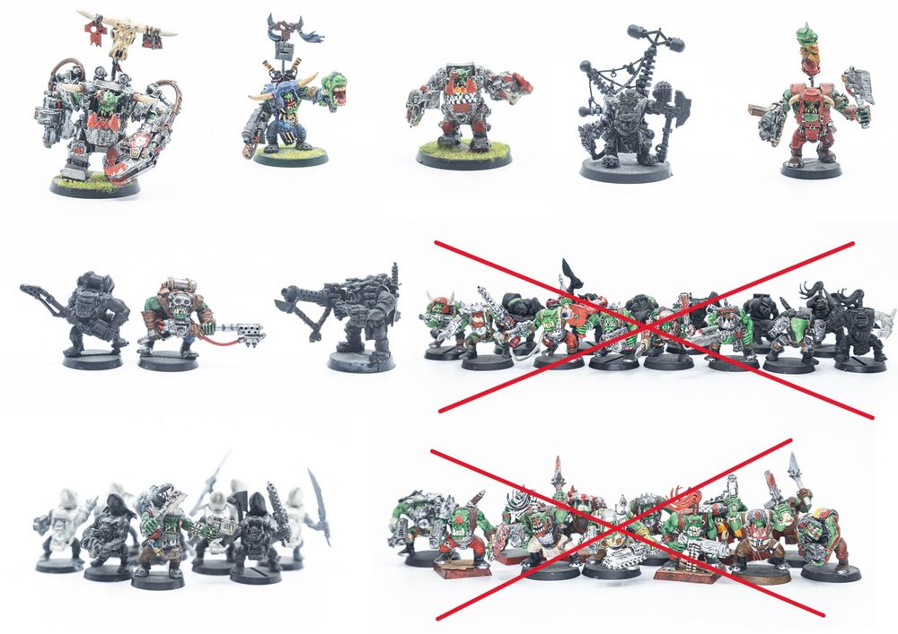 Figurines Warhammer 40k Space Crusade - Orks, Goblins, Androïdes - Games Workshop Non Monté