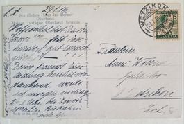 ZB152) 1915, Pro Juventute auf Karte WETZIKON