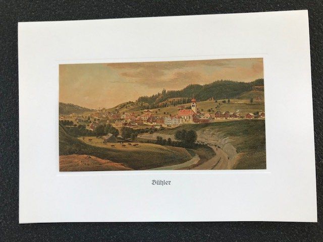 Cartoline postali: Altes Bild von Bühler/AR (Doppelkarte) – Nuovo (secondo la descrizione) da Herisau venduto da ErWi9100