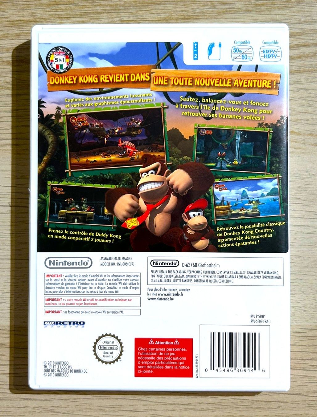Nintendo Giochi: Donkey Kong Country Returns Nintendo Wii – Usato da St. Gallen venduto da Alpine.Arcade 1