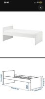 Lit 90x200 blanc +le sommier et le matelas 