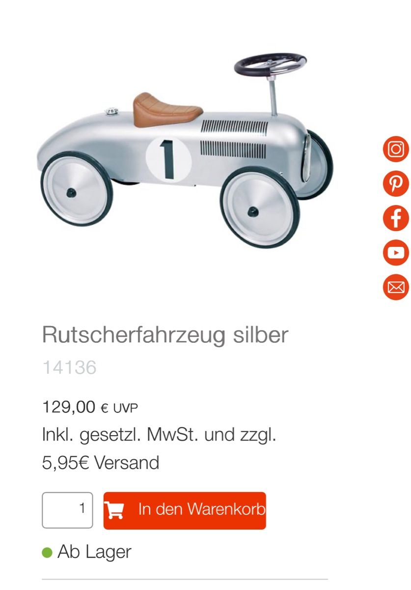 Veicoli per bambini: Rutschauto grün Neuwertig – Nuovo (secondo la descrizione) da Luzern venduto da raquel.m 3