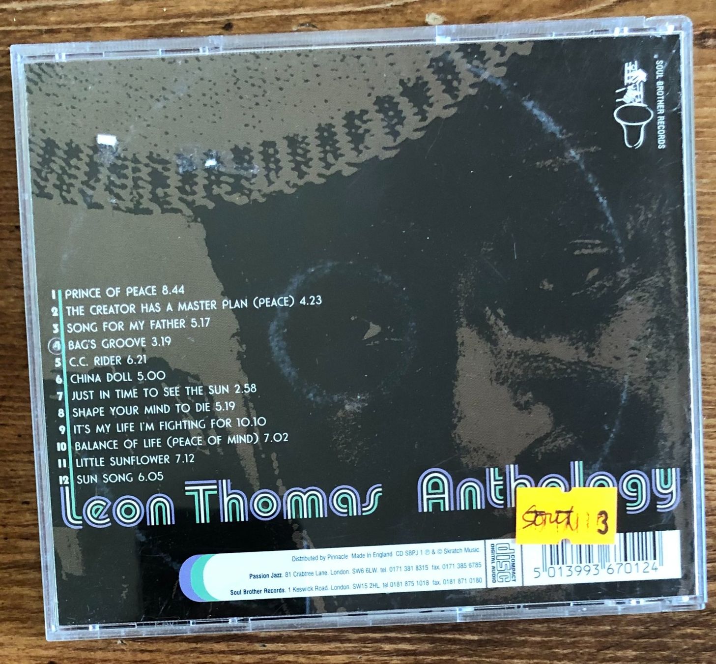 CDs: Leon Thomas – Anthology CD, Soul Jazz – Gebraucht aus Luzern von Schlafenicht00 1