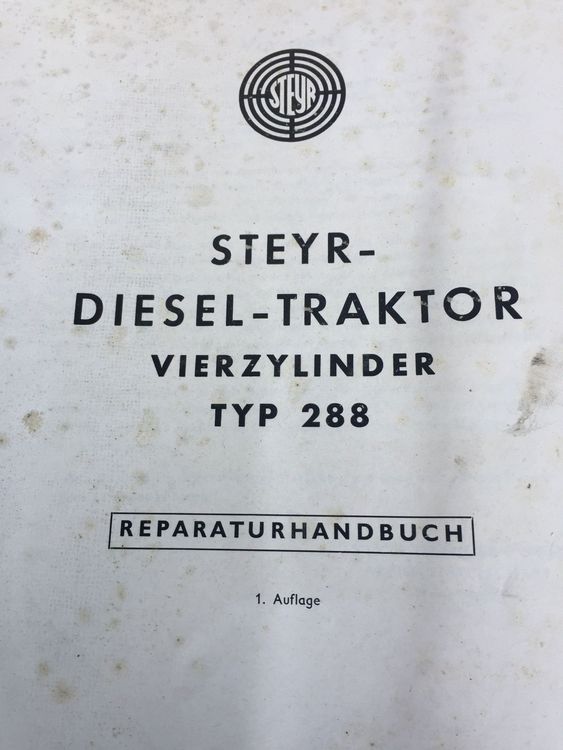 Reparaturhanbuch Traktor Steyr 288 2
