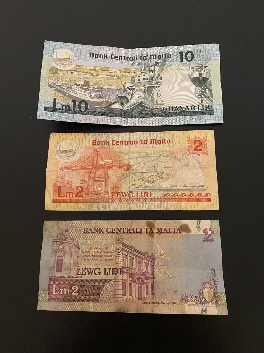 Billets de banque: 3 Banknoten malta – D'occasion à Dällikon par Woldbanknoten 2
