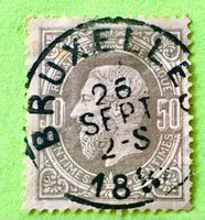 BRIEFMARKEN AUS  Belgien König Leopold II.
