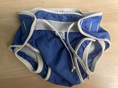 Blaue Kooshies Baby Schwimmwindel Grösse M blau gebraucht