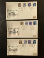 Kompletter FDC-Satz Regionalmarken Grossbritannien 1981 !