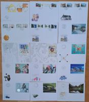 15 FDC mit Blocks und Gemeinschaftsausgaben, ab 1.-