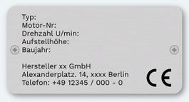 Personalisierte Metall- / Kunststoffschilder gelasert