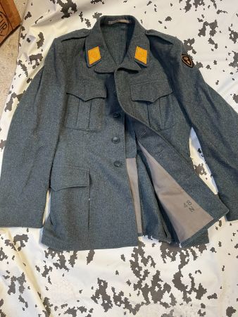 Original Schweizer Armee Uniform Jacke 48N
