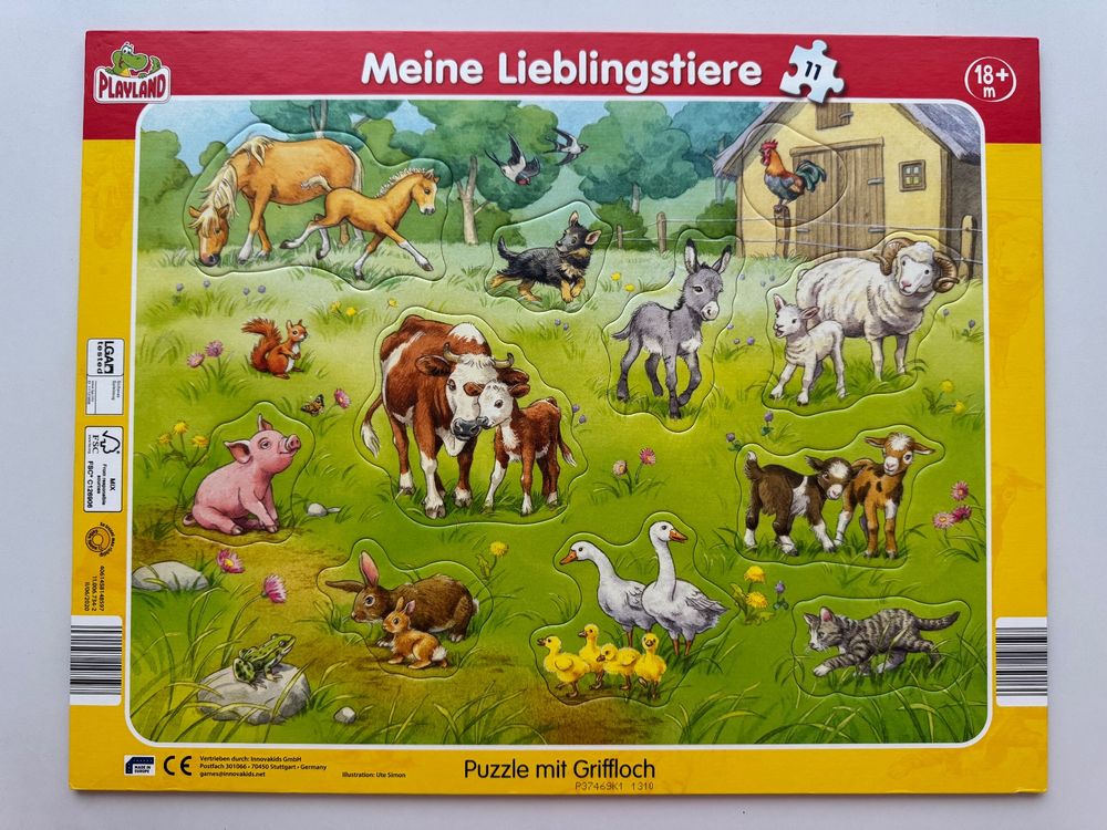 Puzzle Mit Griffloch