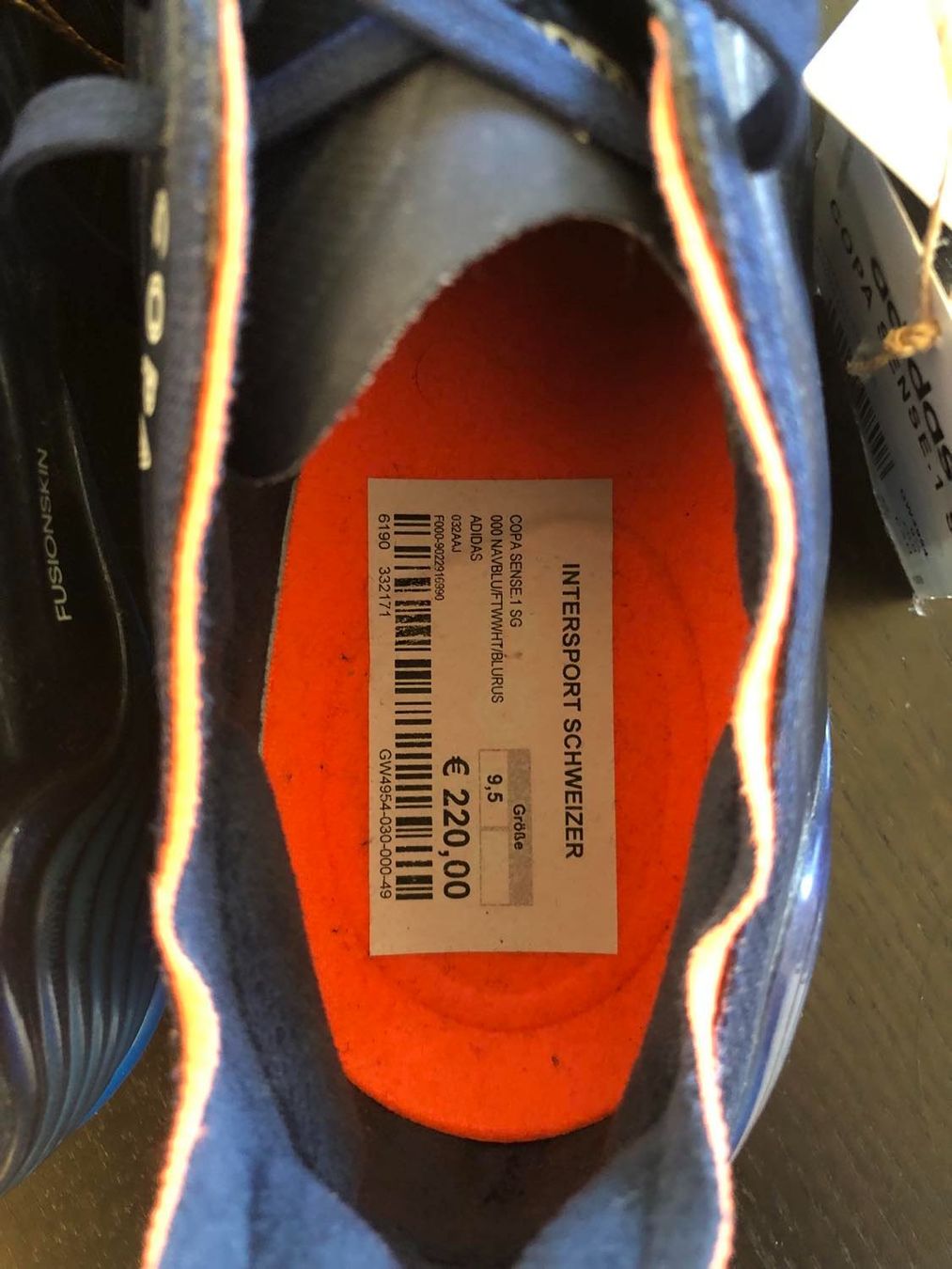 Adidas Scarpe da uomo: ADIDAS COPA SENSE.1 SG GRÖSSE 44 – Nuovo e nell'imballaggio originale da Münchenstein venduto da alessioivan 2