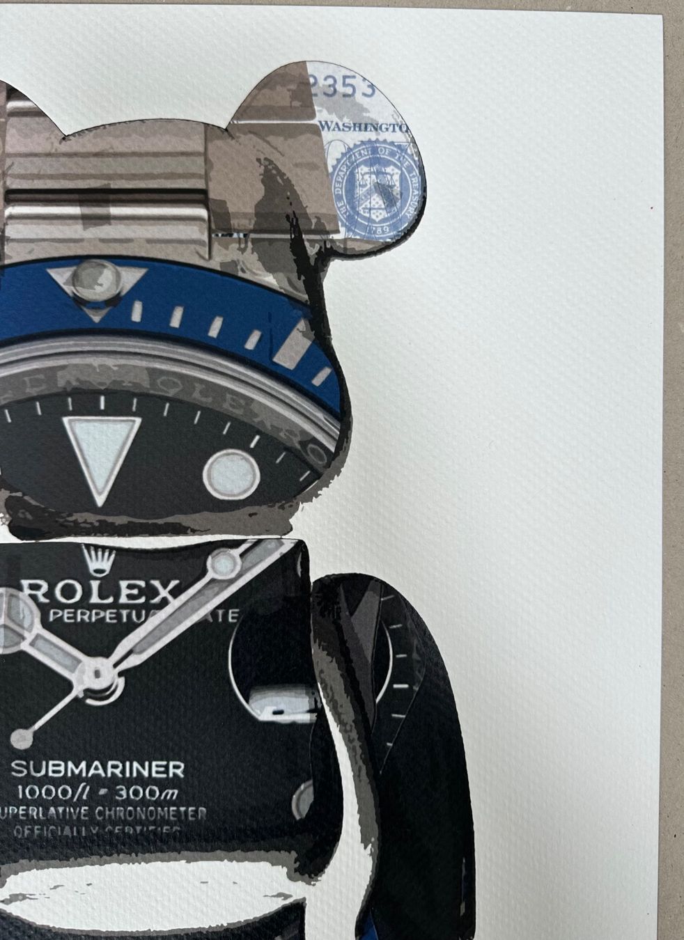 Grafica & Litografie: Death: Rolex Bearbrick, POP Art, signiert – Nuovo (secondo la descrizione) da Meilen venduto da Smgdesign 4