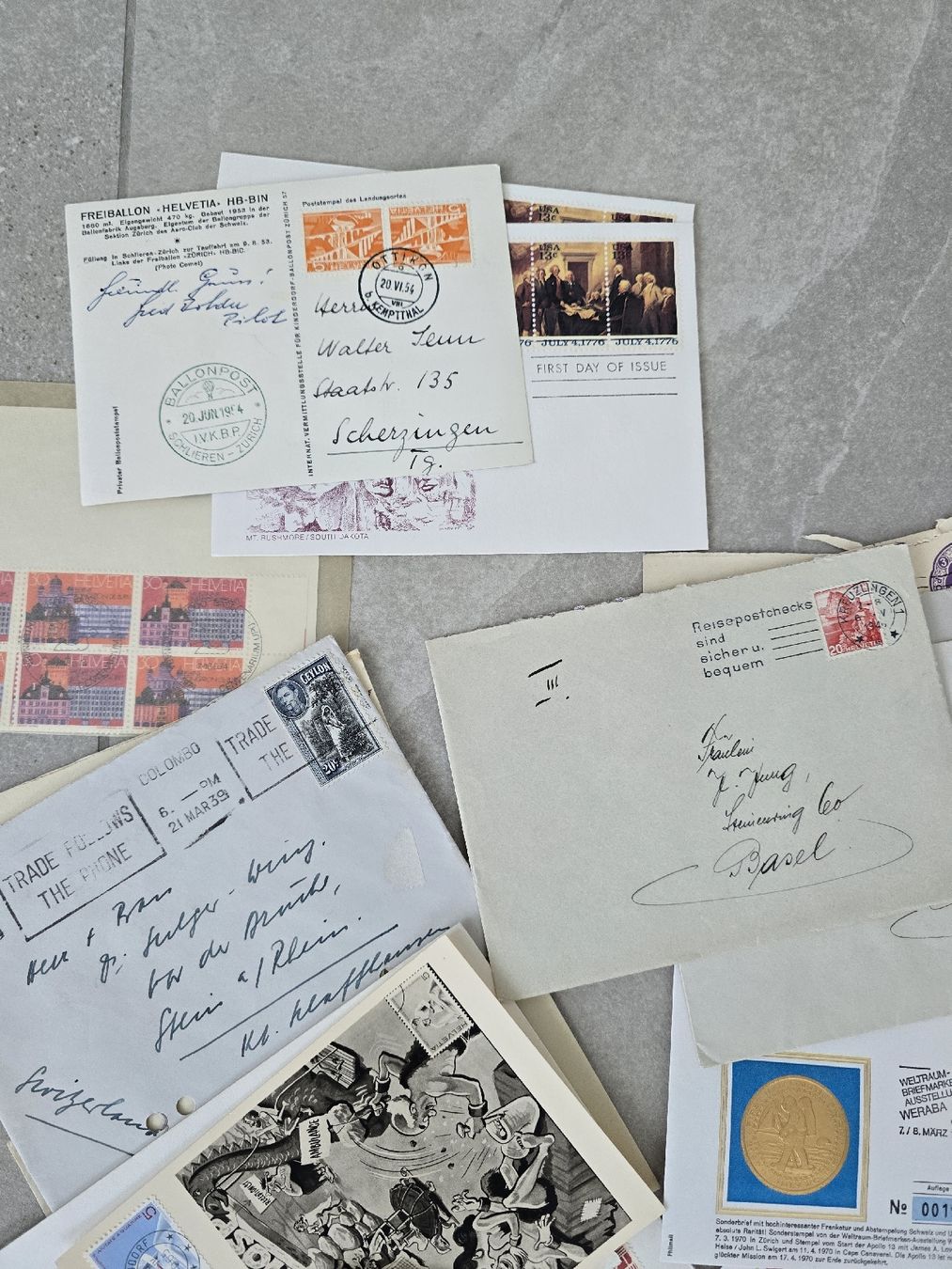 Tutti i francobolli: Sammlung alter Briefmarken und Ersttagsbriefe,  – Nuovo (secondo la descrizione) da Uznach venduto da Ardi012 2