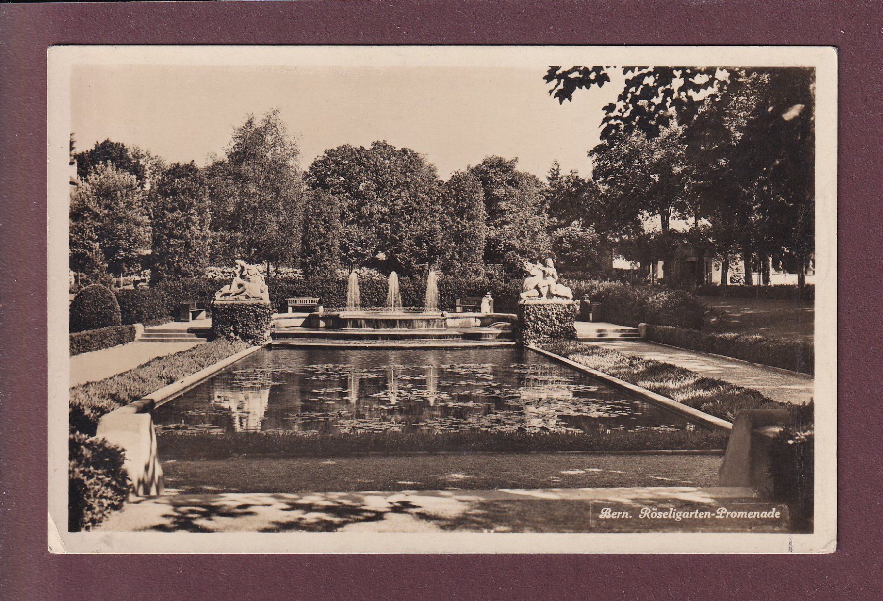 Cartes postales: BERN - Röseligarten-Promenade – D'occasion à Pully par nicecards