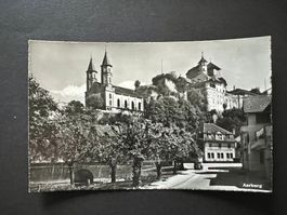 Postkarte Aarburg Feldpost 1954 (R935)