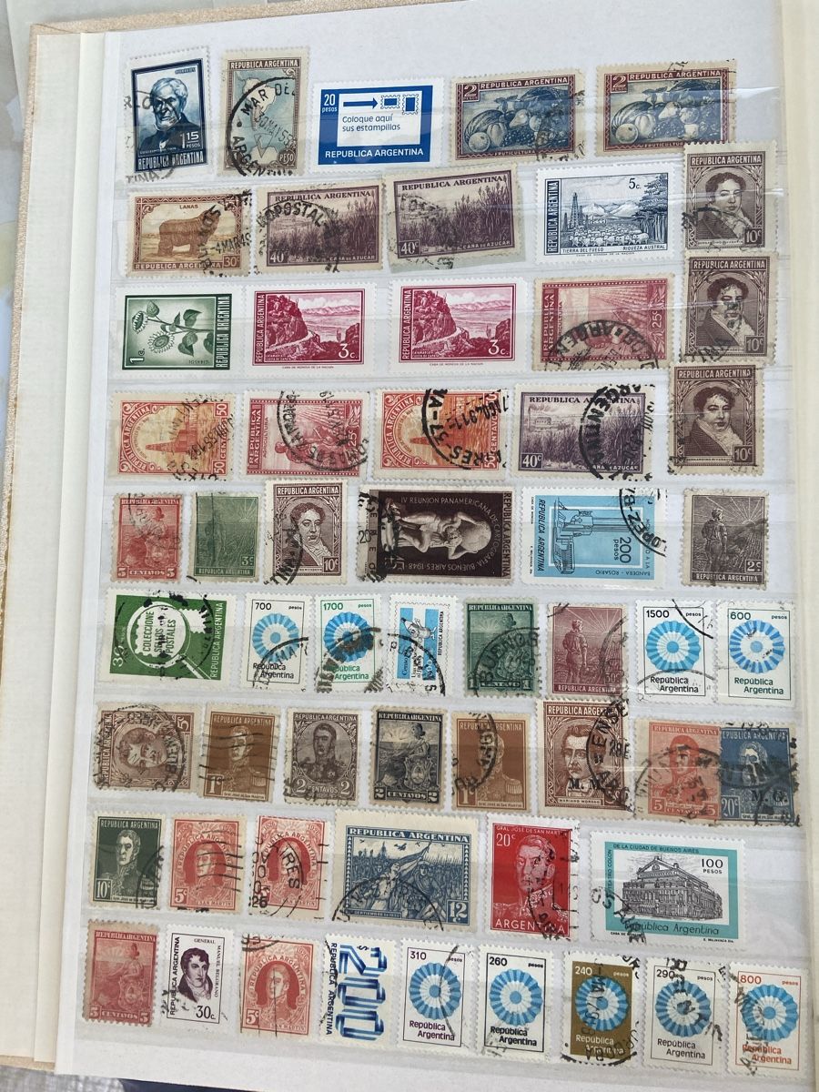 Tutti i francobolli: Collection timbres Argentine - 4 pages – Usato da Collex venduto da RCXGJ 1