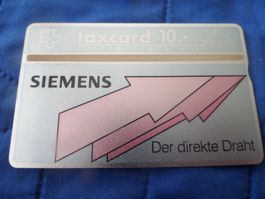PTT Taxcard 10.- Siemens Der direkte Draht Sammelkarte