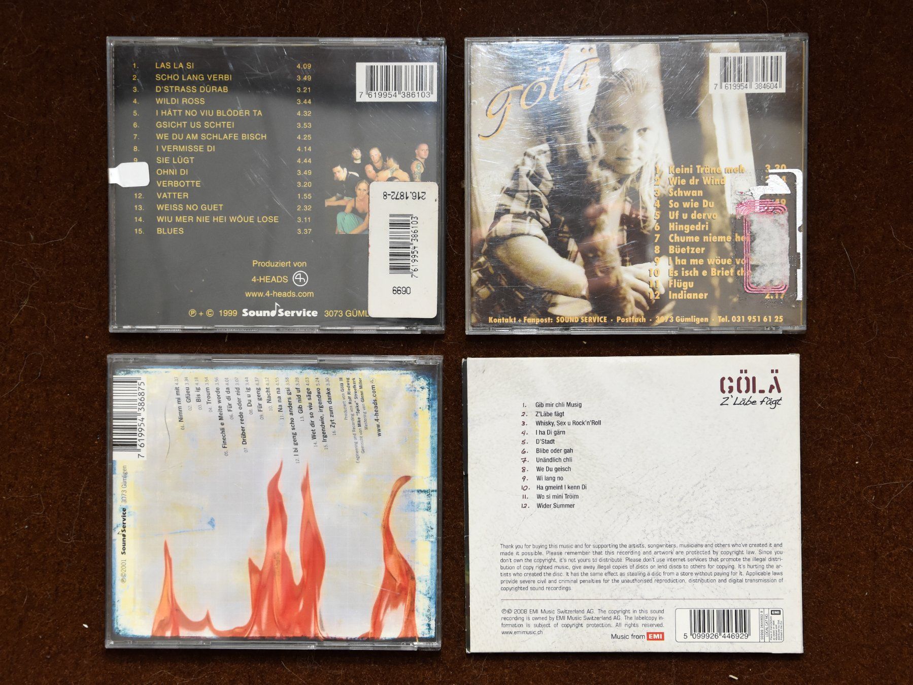 CD: 4 CDs Gölä – Usato da Belmont-sur-Yverdon venduto da ag97 1
