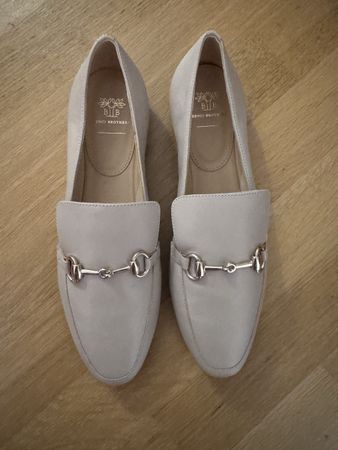 Sommer Loafers, hellbeige, Grösse 40, neu!