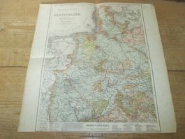 Neueste Karte Deutschland, Schweiz und Ober-Italien, 1867