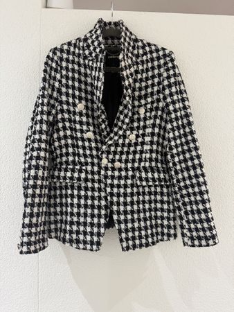 Zebra Damen Bouclé Blazer Gr. S