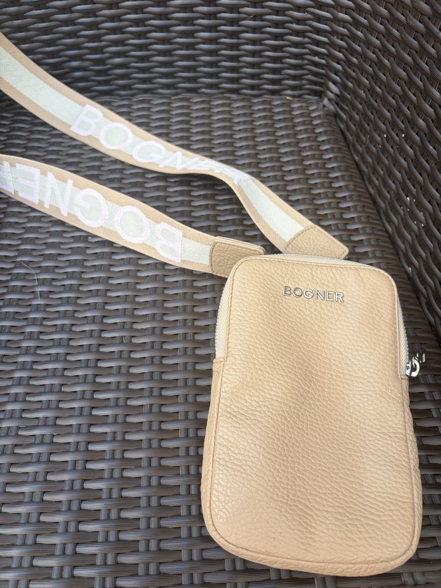 Bogner Borse da donna: Bogner Tasche Leder beige Damen  – Usato da Oberiberg venduto da tschalunbiker 1