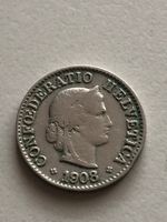 Abart 5 Rp. 1908  H ohne Querstrich