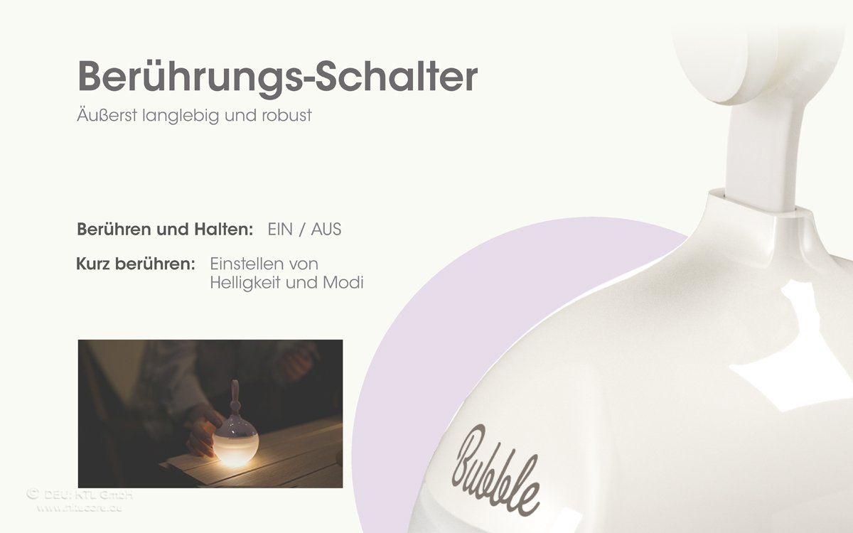 Lanterne: Nitecore Bubble, mobile Mehrzweck-Laterne in 5 Farben – Nuovo e nell'imballaggio originale da Grüningen venduto da Prolumin 6