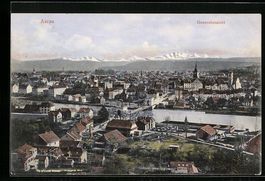 AK Aarau, Gesamtansicht, 1907