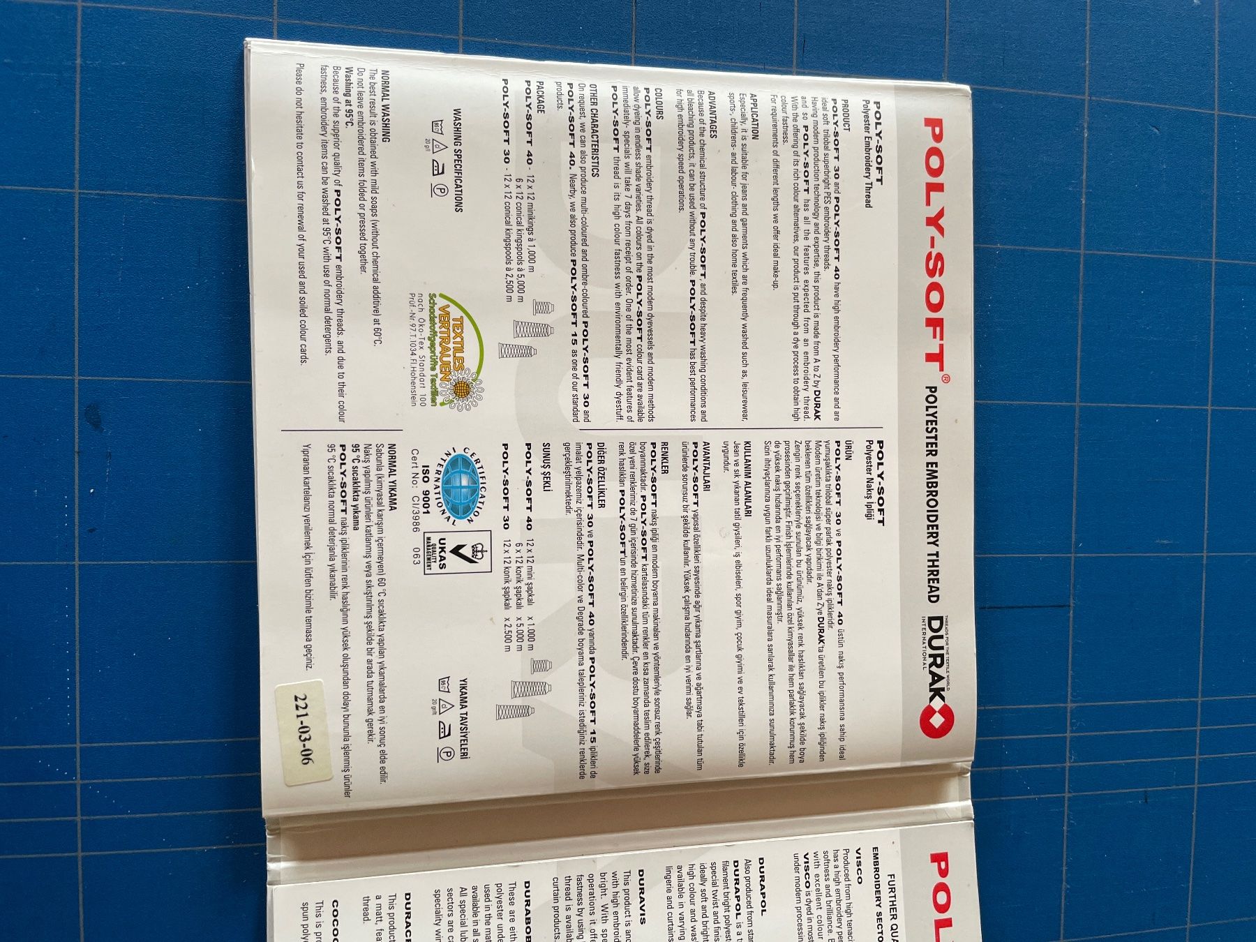 Kordeln & Faden: Stickfäden Poly-Soft – Gebraucht aus Grabs von naehtreff 1