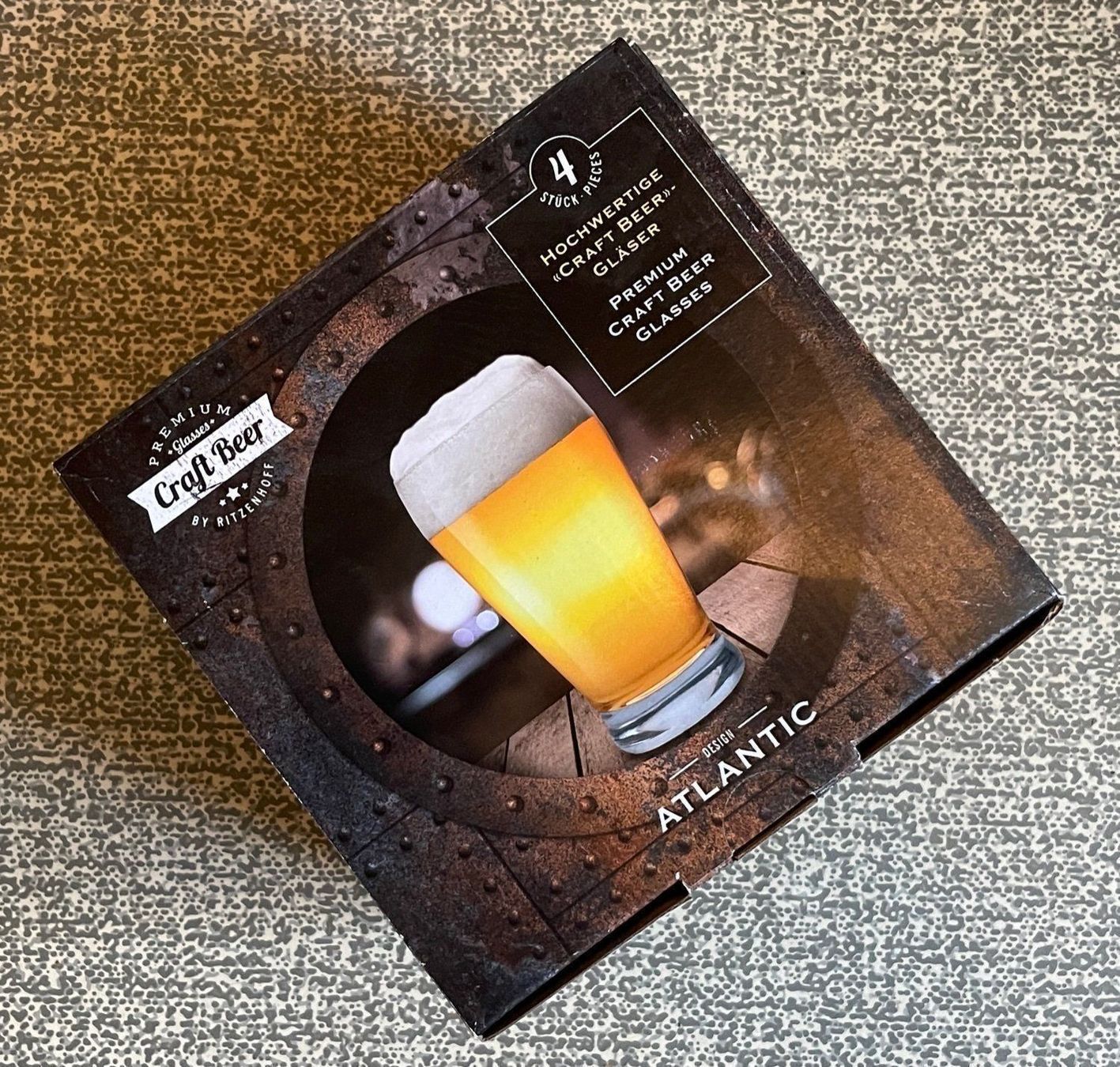 Ritzenhoff Bicchieri: 4er-Set SCHÜTZENGARTEN Craft-Bier-Gläser – Nuovo (secondo la descrizione) da Buchs SG venduto da Handyman77 7