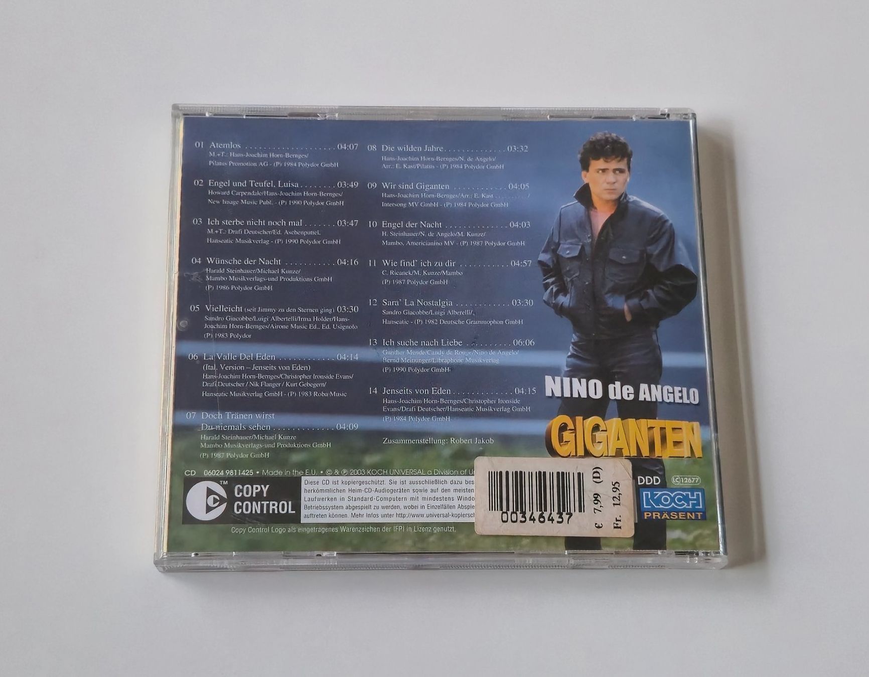 CD: CD Nino de Angelo - Giganten – Usato da Dättlikon venduto da Wundertuete_ 1