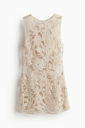 H&M Strandkleid, Crochet Boho Kleid Gr. S