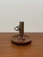 Vintage Kerzenständer Teak Messing Kerzenhalter Sweden 50er