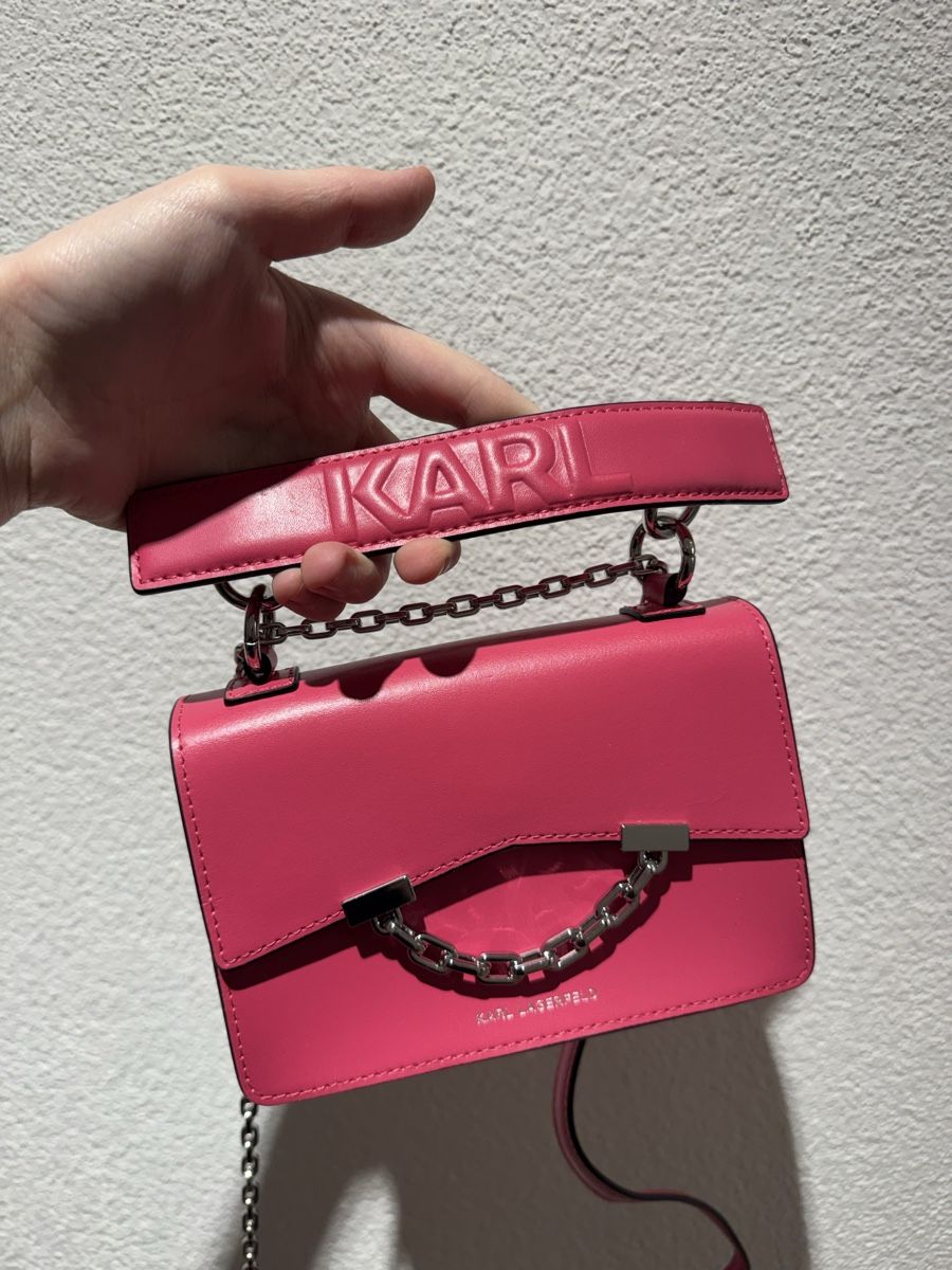 Karl Lagerfeld Borse da donna: Pinke Karl Lagerfeld Tasche - Ein echter Hingucker! – Nuovo (secondo la descrizione) da Spreitenbach venduto da TheStyleAtelier 1