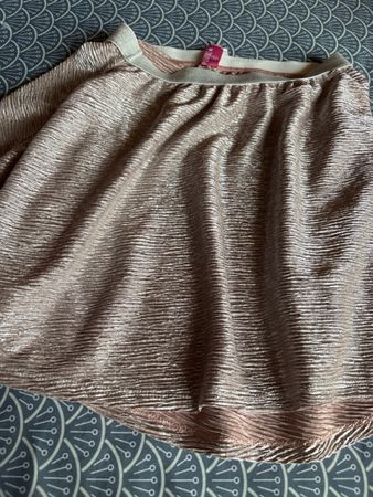 Jupe Punkidz rose métallique plissée taille 12 ans