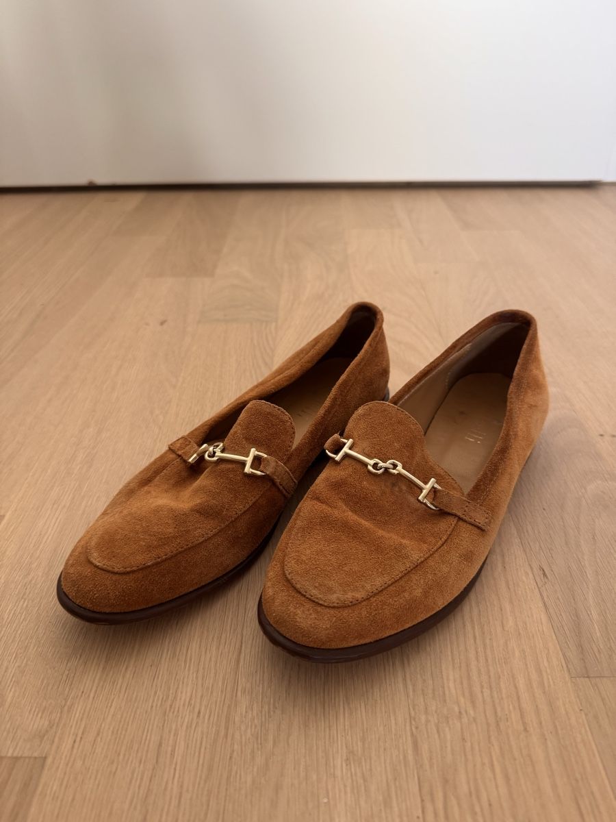 Scarpe da donna: Loafers Minelli brown suede size 36 – Usato da Dübendorf venduto da ClaraS.
