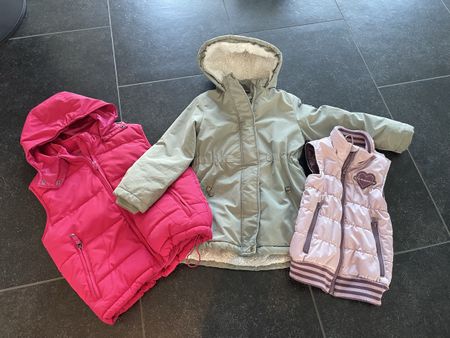 Jacken-Gilet-Winterkleiderpaket Mädchen Grösse 128