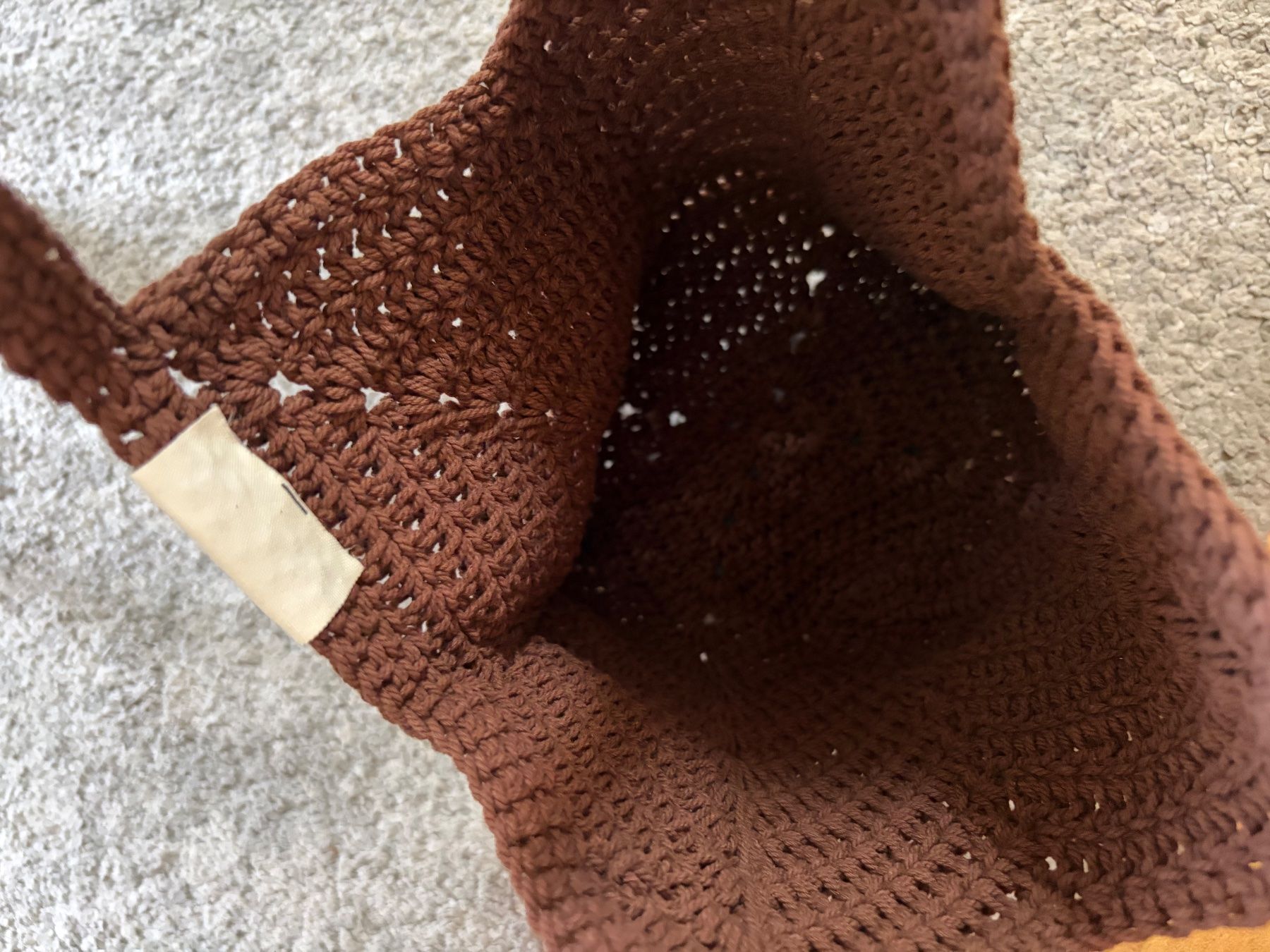 Taschen: Handmade Crochet Bag Brown Medium New – Neu (gemäss Beschreibung) aus Lossy von Jungs_Macrame 6