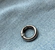 Ring für Allerlei Karabiner  Edelstahl    Federring 18mm