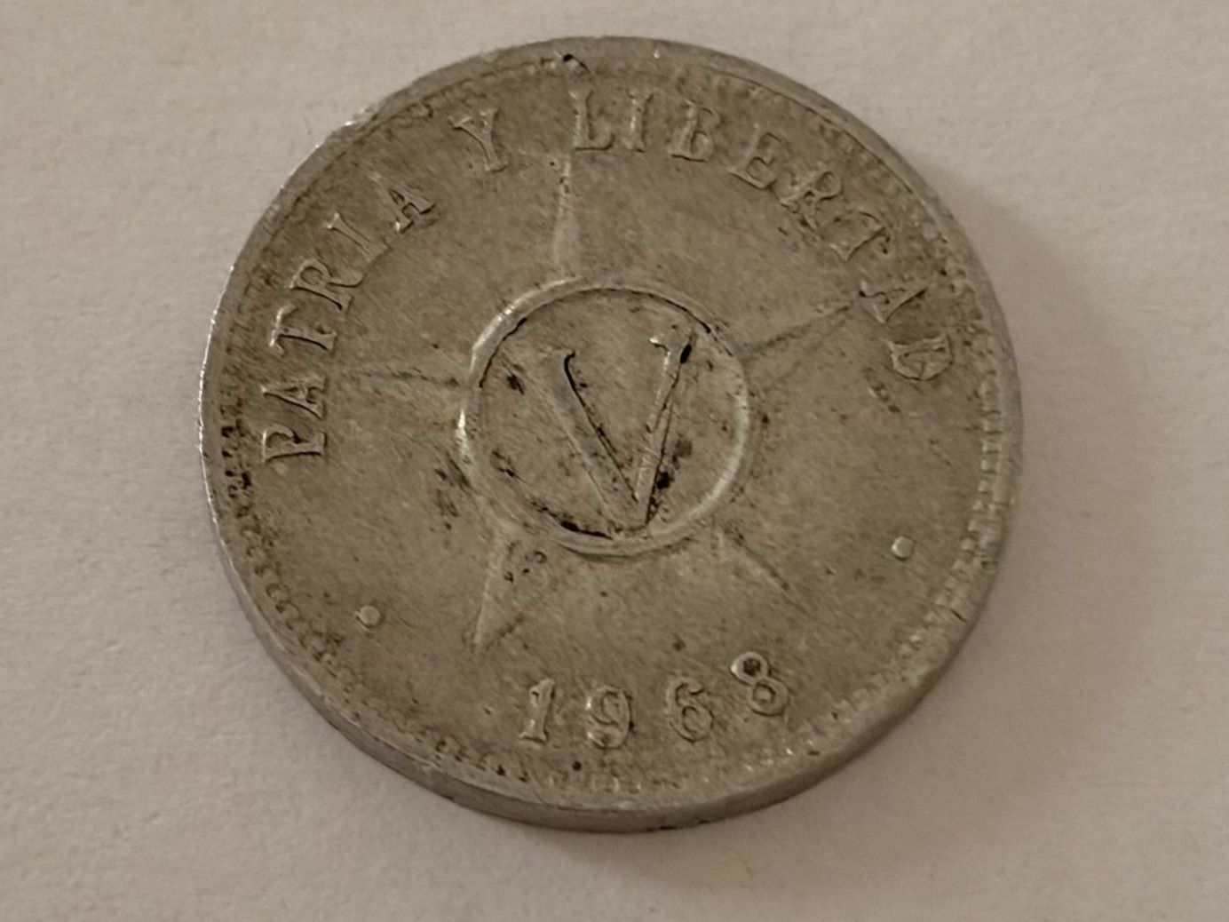 Tutti le monete: Kuba 5 Centavos 1968 – Usato da Adliswil venduto da 0ml4t
