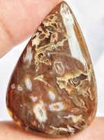 Cabochon L-4667 – Türkischer Stabachat 44x29x6mm 55 Karat